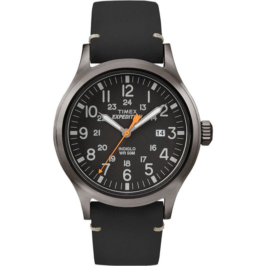 Timex Expedition Metal Scout - Black Leather/Black Dial | SendIt Sailing