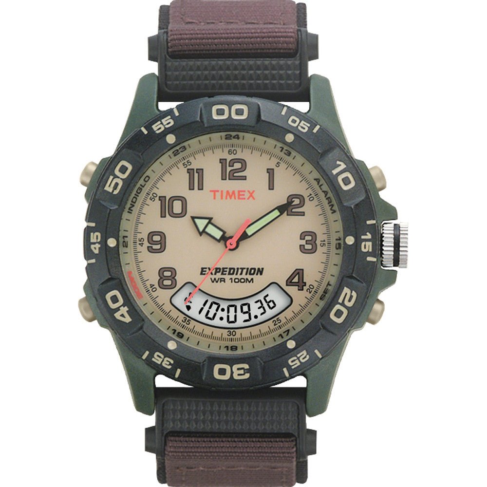 Timex Expedition Resin Combo Classic Analog Green/Black/Brown | SendIt Sailing