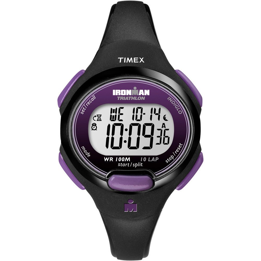 Timex IRONMAN 10-Lap Watch - Mid-Size - Purple/Black | SendIt Sailing