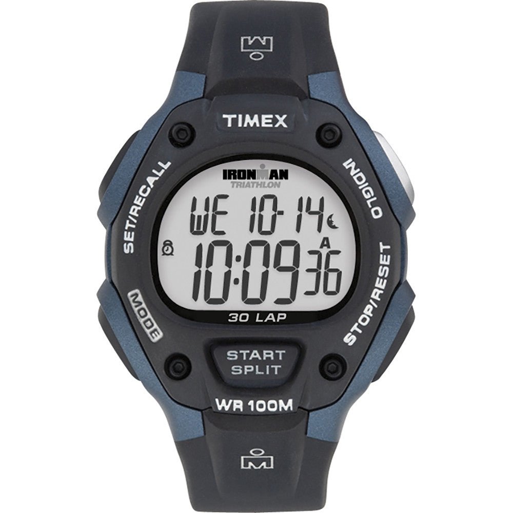 Timex IRONMAN Classic 30 Full-Size 38mm Watch - Grey/Blue | SendIt Sailing