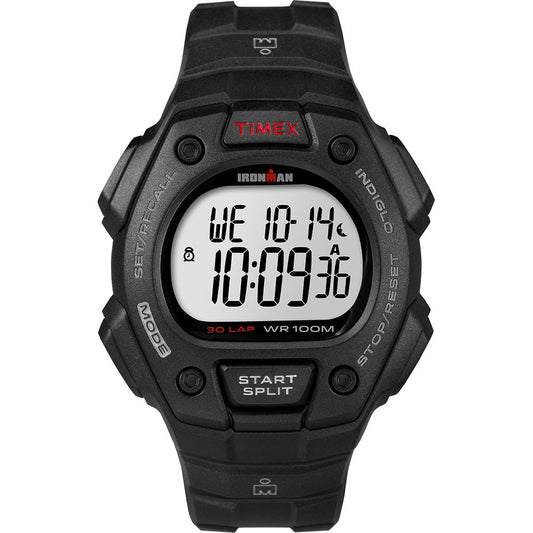 Timex IRONMAN Classic 30 Lap Full-Size Watch - Black/Red | SendIt Sailing