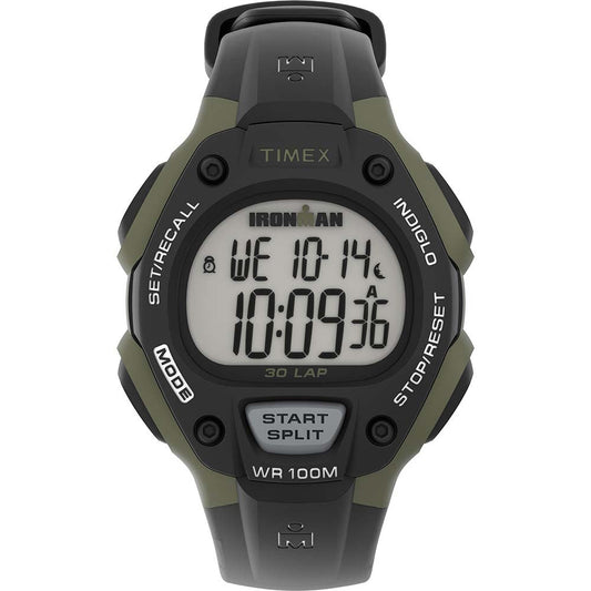 Timex IRONMAN Mens 30-Lap - Black/Green | SendIt Sailing