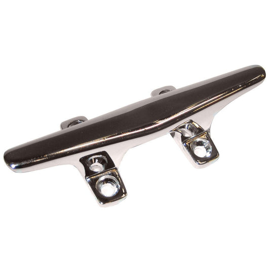Whitecap Hollow Base 6in Chrome Plated Zamac Cleat - Freshwater Use Only | SendIt Sailing