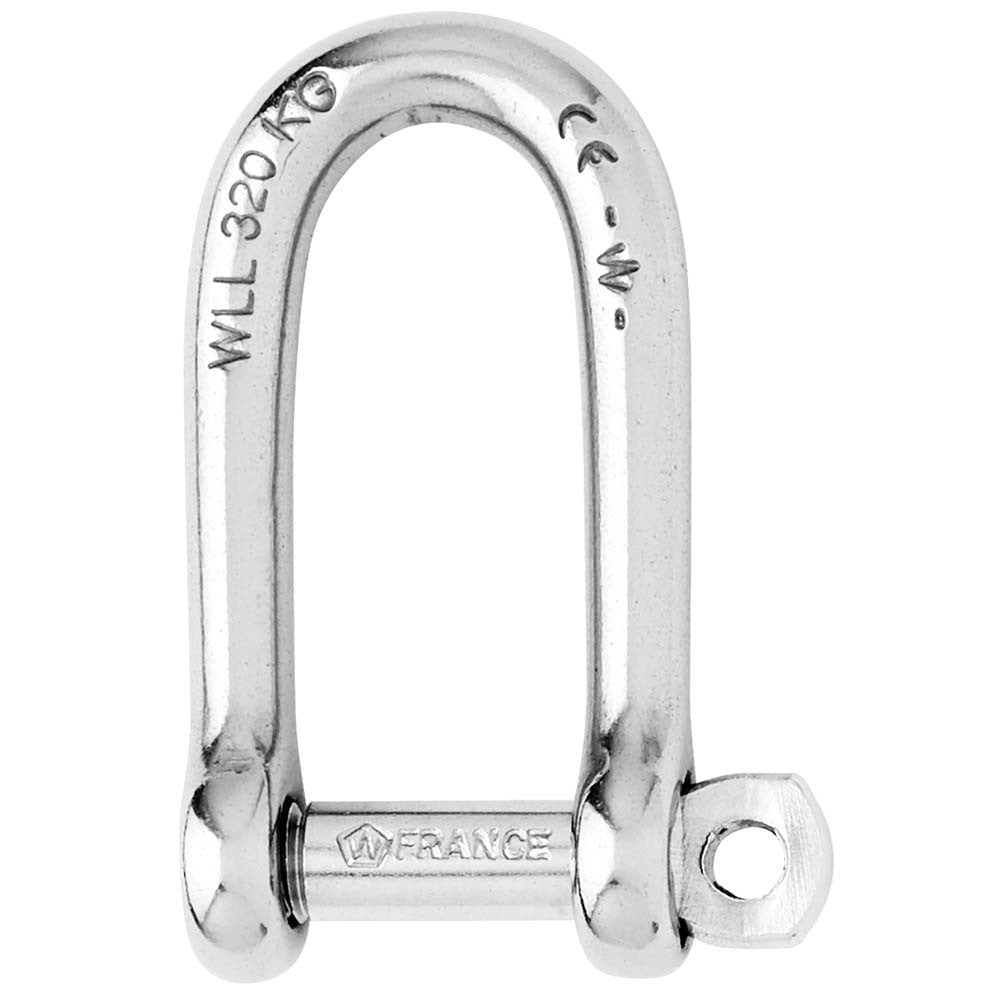 Wicahrd Self-Locking Long D Shackle - Diameter 5mm - 3/16in | SendIt Sailing