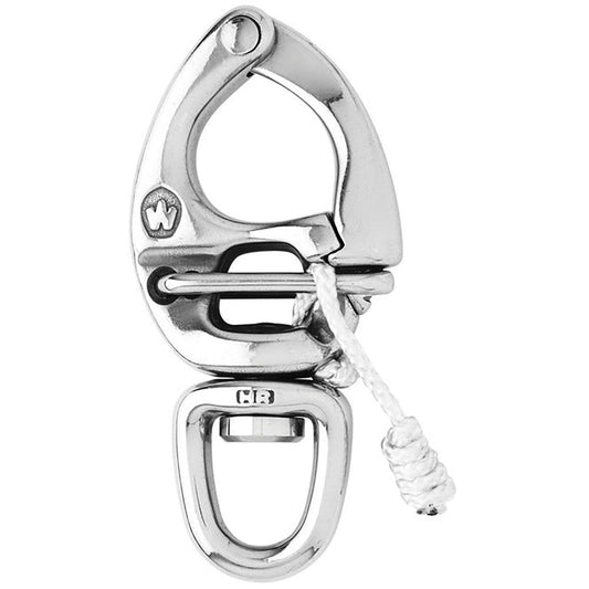 Wichard HR Quick Release Snap Shackle With Swivel Eye - 80mm Length - 3-5/32in | SendIt Sailing
