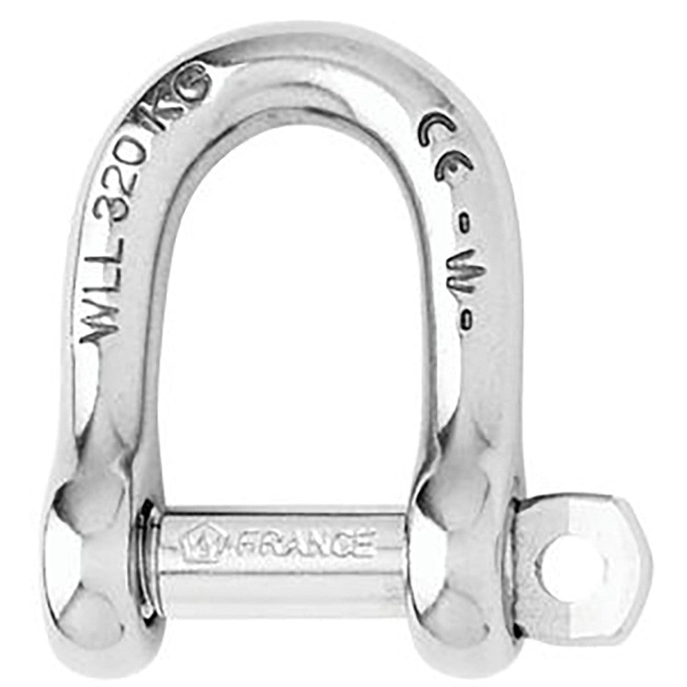 Wichard Not Self-Locking D Shackle - 14mm Diameter - 9/16in | SendIt Sailing