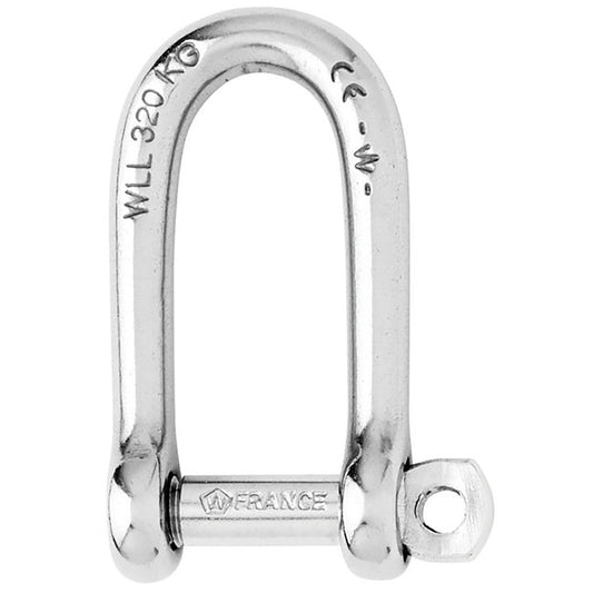 Wichard Self-Locking Long D Shackle - 10mm Diameter - 13/32in | SendIt Sailing